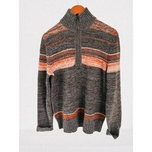 Vintage Y2K Banana Republic Pullover Fair Island 1/4 Zip Extra Fine Merino Wool